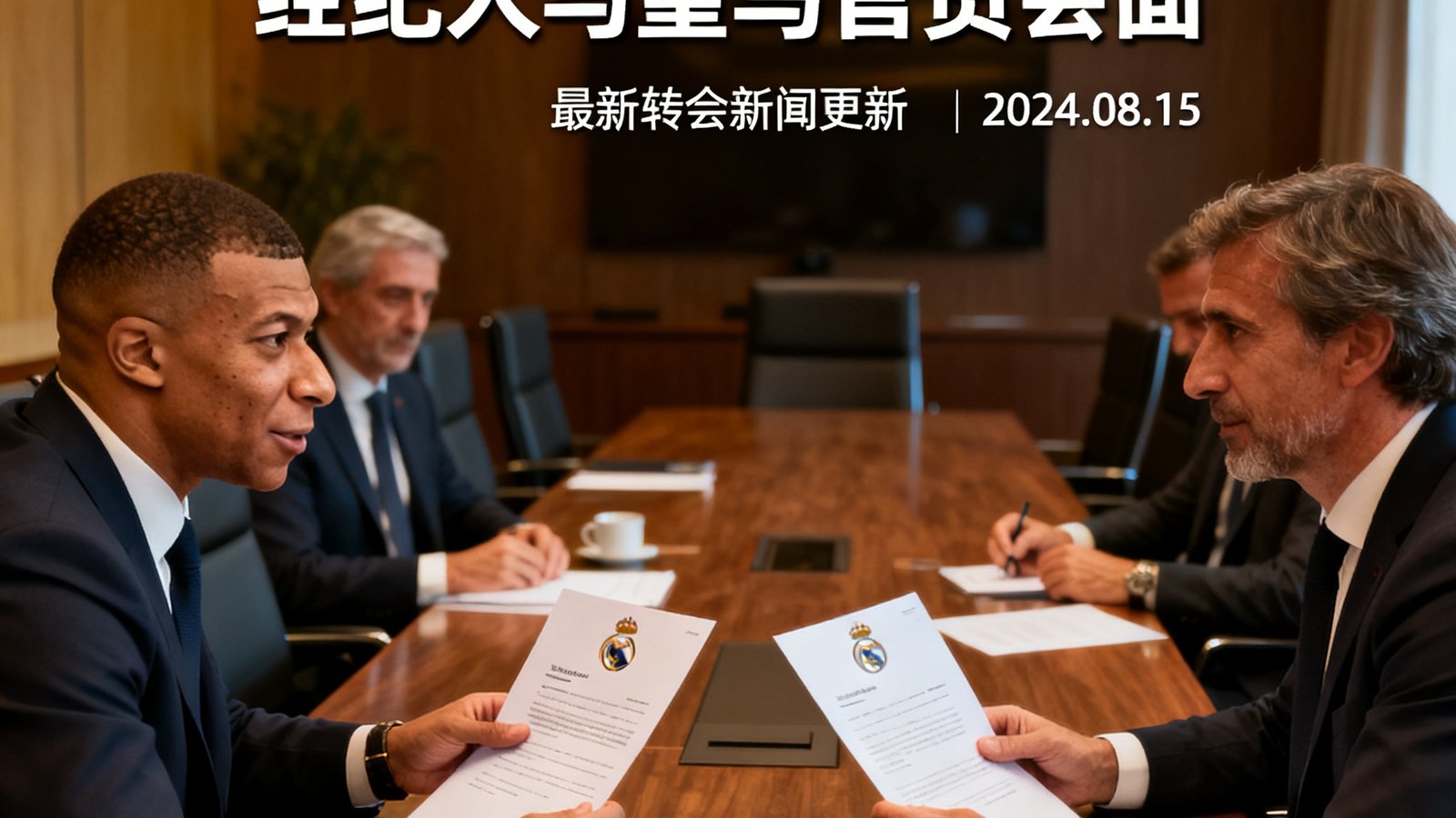 姆巴佩经纪人与皇马官员会面，转会新闻更新